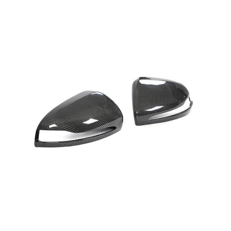 Mercedes Benz W205 W213 W222 Mirror Cover Caps Replacement Style Pair LHD Carbon Fiber-Ahacarbon