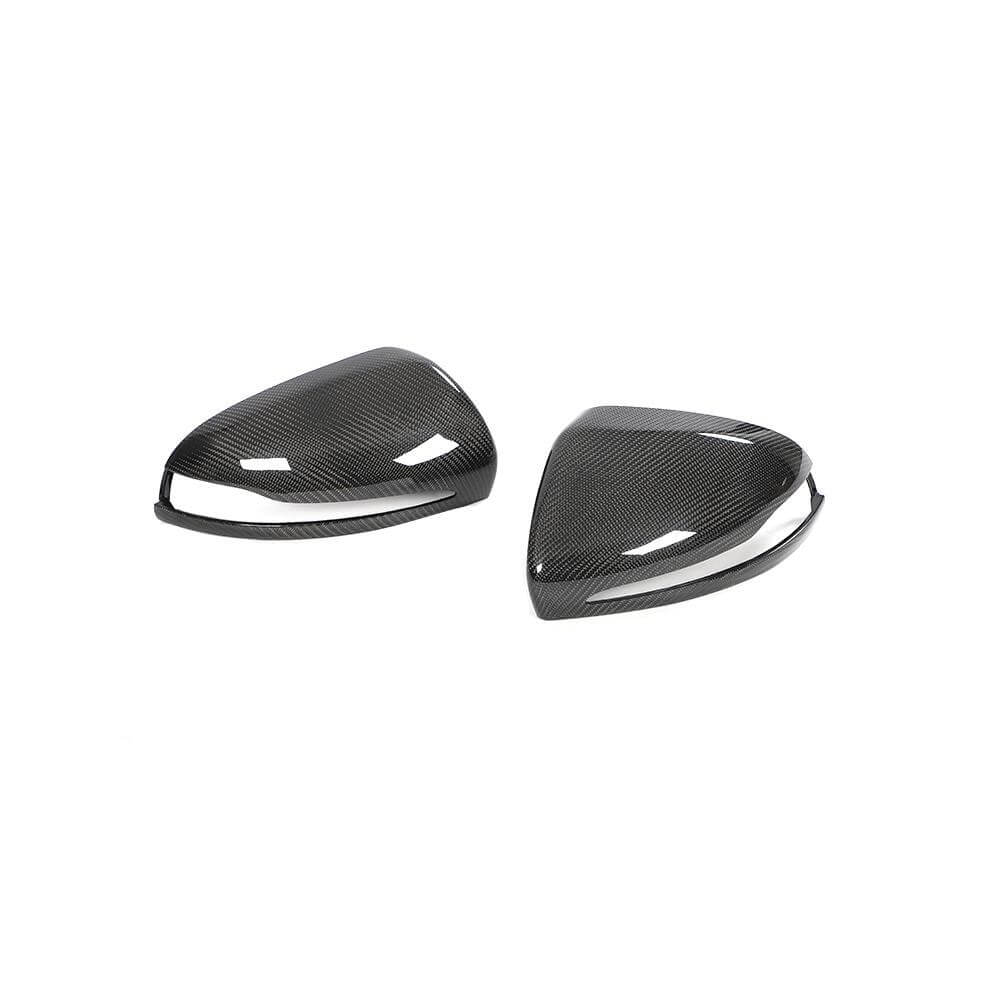 Mercedes Benz W205 W213 W222 Mirror Cover Caps Replacement Style Pair LHD Carbon Fiber-Ahacarbon