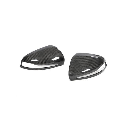 Mercedes Benz W205 W213 W222 Mirror Cover Caps Replacement Style Pair LHD Carbon Fiber-Ahacarbon