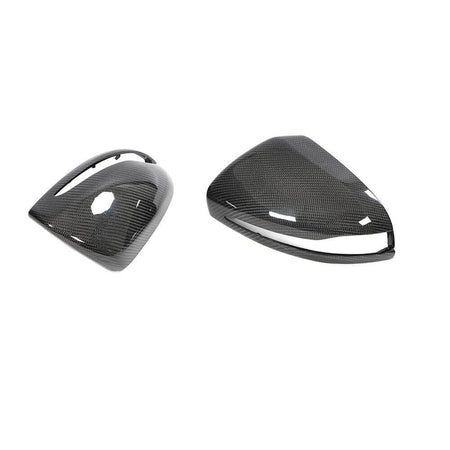 Mercedes Benz W205 W213 W222 Mirror Cover Caps Replacement Style Pair LHD Carbon Fiber-Ahacarbon