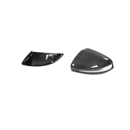 Mercedes Benz W205 W213 W222 Mirror Cover Caps Replacement Style Pair LHD Carbon Fiber-Ahacarbon