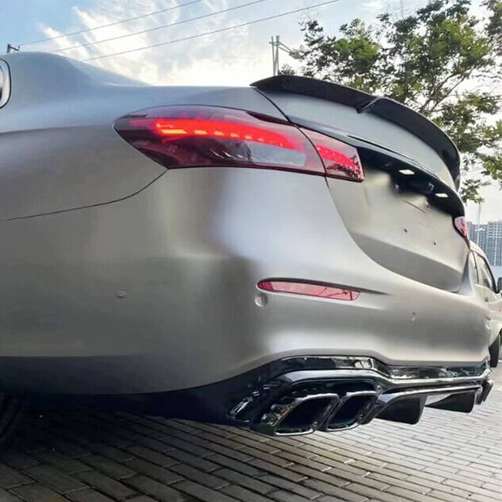 Mercedes Benz W213 E63 (S) AMG 2021-2024 Rear Trunk Spoiler Carbon Fiber-Ahacarbon