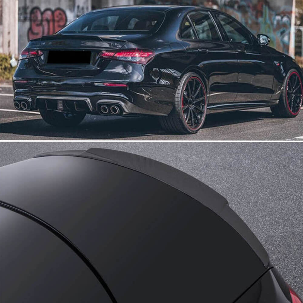 Mercedes Benz W213 E63 (S) AMG 2021-2024 Rear Trunk Spoiler Carbon Fiber-Ahacarbon