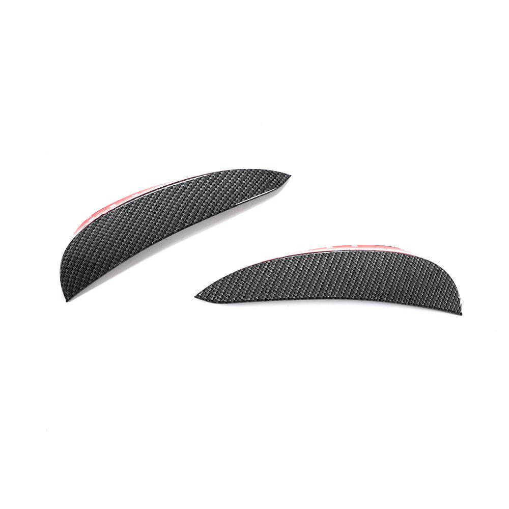 For Mercedes Benz W213 Sport E43 AMG Carbon Look Front Bumper Fins Air Vent Canards Body Kits-Ahacarbon