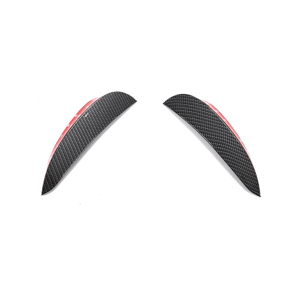 For Mercedes Benz W213 Sport E43 AMG Carbon Look Front Bumper Fins Air Vent Canards Body Kits-Ahacarbon