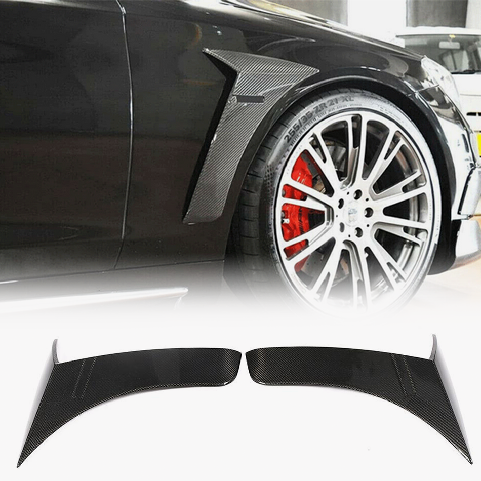 Mercedes Benz W222 Pre-facelift 2014-2017 Door Side Air Fender Vents Carbon Fiber-Ahacarbon