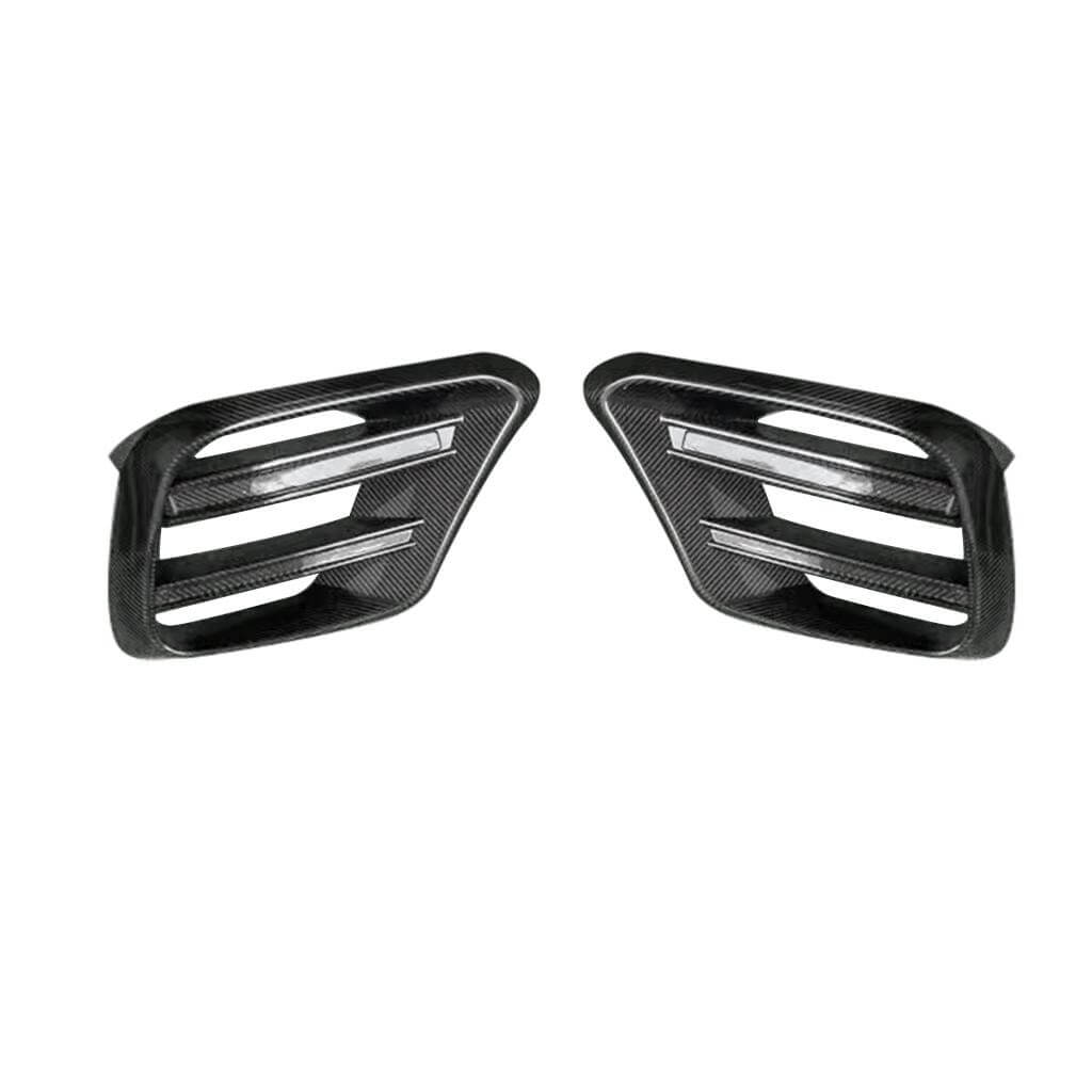 Mercedes Benz W223 S450 S500 S580 2021-2025 Carbon Fiber Carbon Front Bumper Air Vent Cover-Ahacarbon