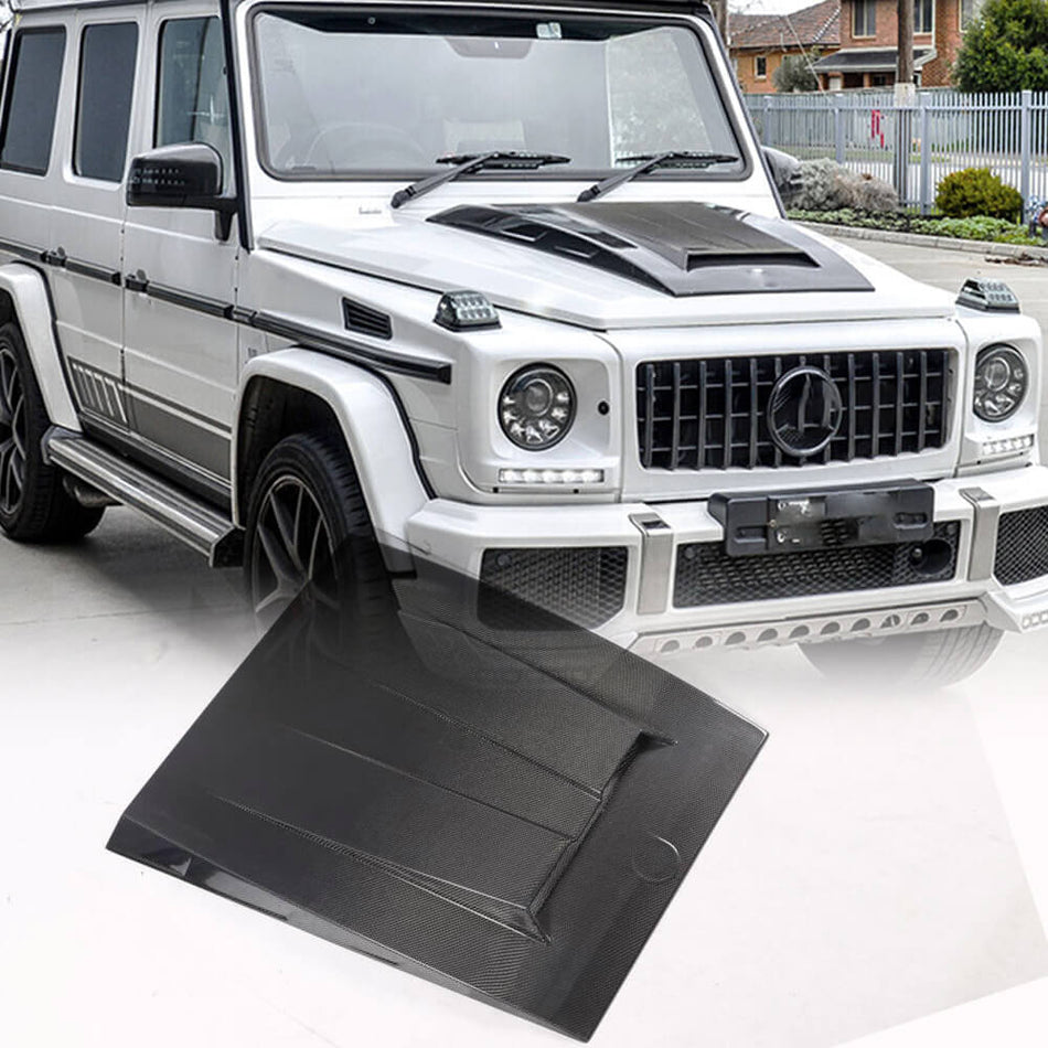 Mercedes Benz W463 Wagon 2004-2018 Engine Bonnet Hood Covers Carbon Fiber-Ahacarbon