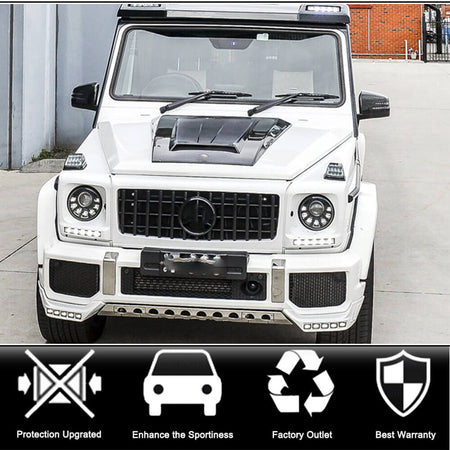 Mercedes Benz W463 Wagon 2004-2018 Engine Bonnet Hood Covers Carbon Fiber-Ahacarbon