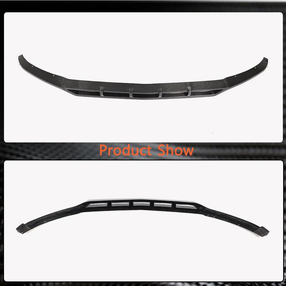 Mercedes Benz X253 GLC300 GLC300e Sport 2020UP Front Bumper Lip Carbon Fiber-Ahacarbon