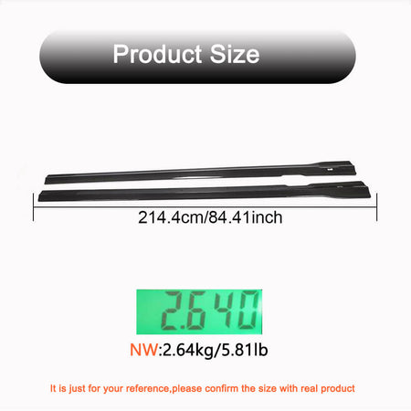 Mercedes W213 E43 E53 E63 AMG Sedan 2017-2020 Side Skirts Carbon Fiber-Ahacarbon