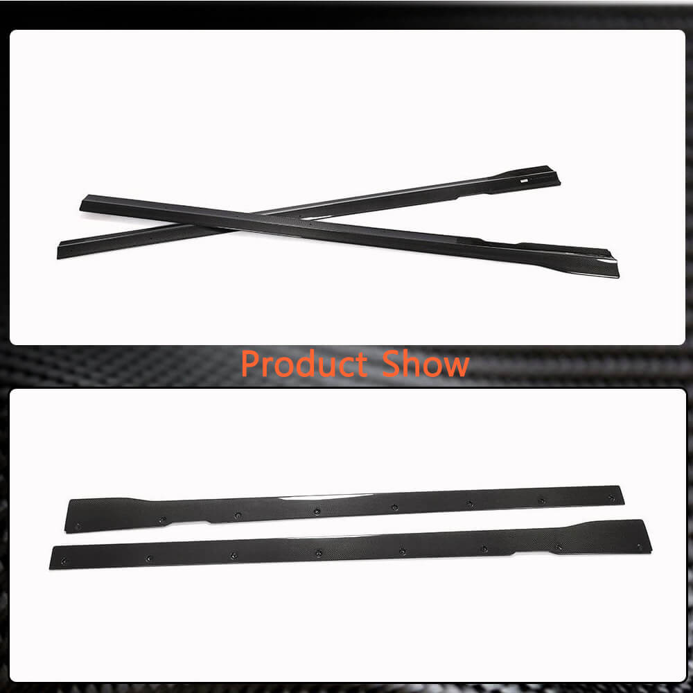 Mercedes W213 E43 E53 E63 AMG Sedan 2017-2020 Side Skirts Carbon Fiber-Ahacarbon