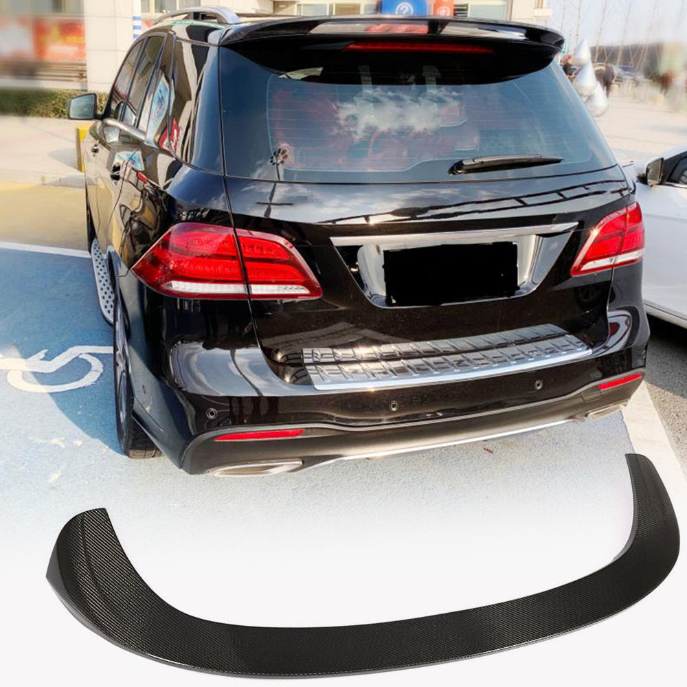Mercedes Benz GLE Class W166 GLE350 GLE43 2015-2019 Rear Roof Spoiler Carbon Fiber-Ahacarbon