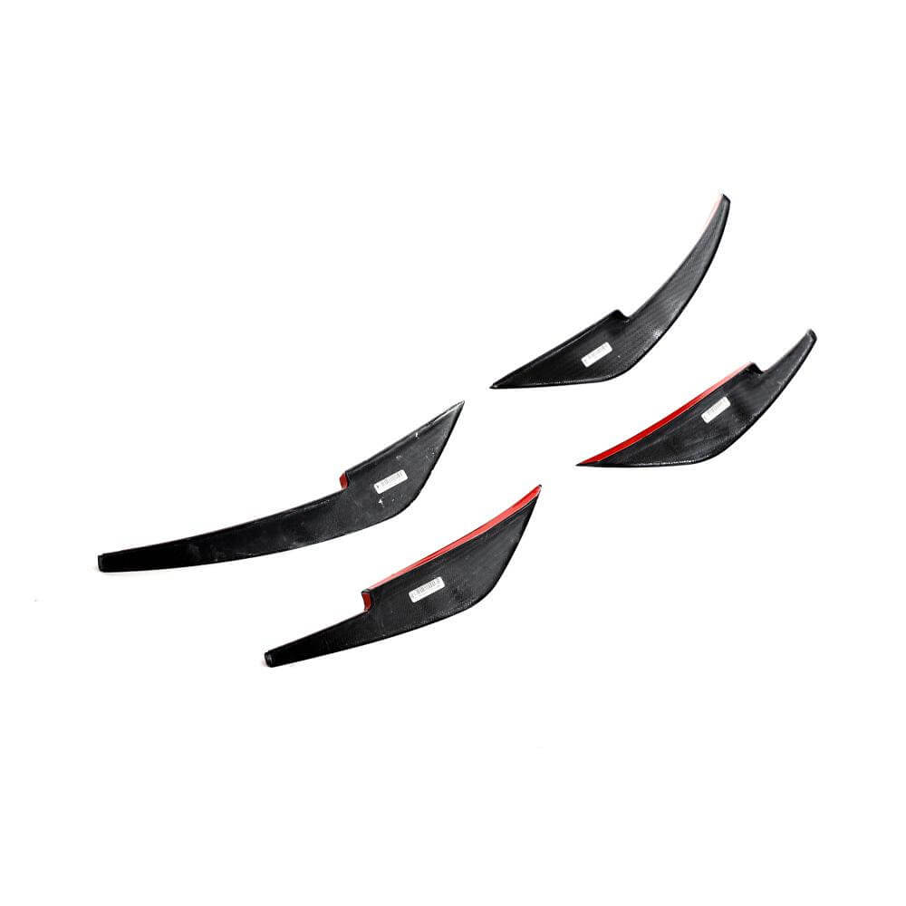 Nissan 400Z 2023+ Front Bumper Splitters Carbon Fiber-Ahacarbon