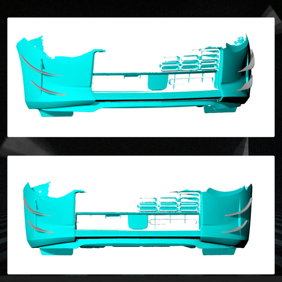 Nissan 400Z 2023+ Front Bumper Splitters Carbon Fiber-Ahacarbon