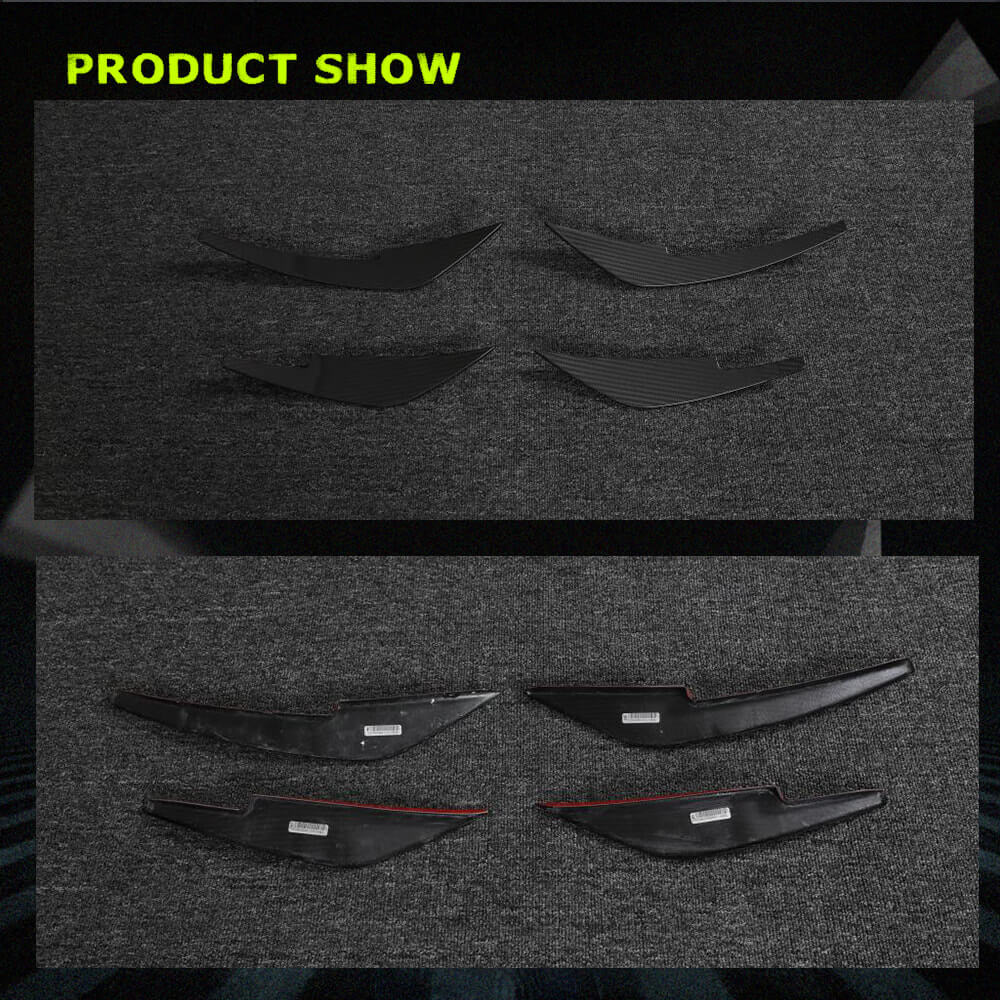 Nissan 400Z 2023+ Front Bumper Splitters Carbon Fiber-Ahacarbon