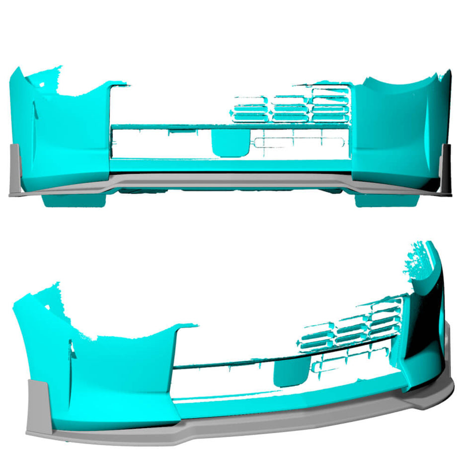 Nissan 400Z 2023+ Front Bumper Lip Dry Carbon Fiber-Ahacarbon