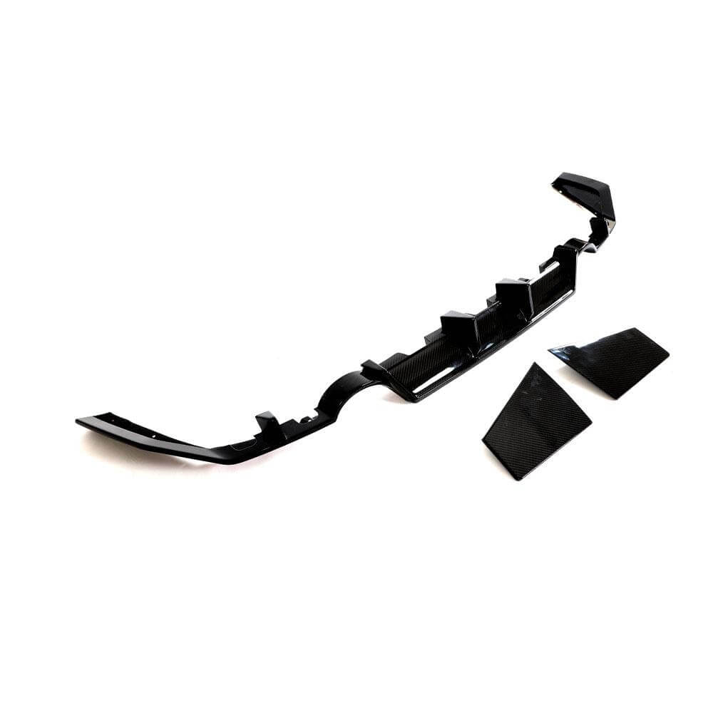 For Nissan 400Z Dry Carbon Fiber Add-on Rear Bumper Diffuser Body Kit-Ahacarbon
