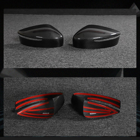 Nissan 400Z 2023+ Mirror Covers Add-on Dry Carbon Fiber-Ahacarbon