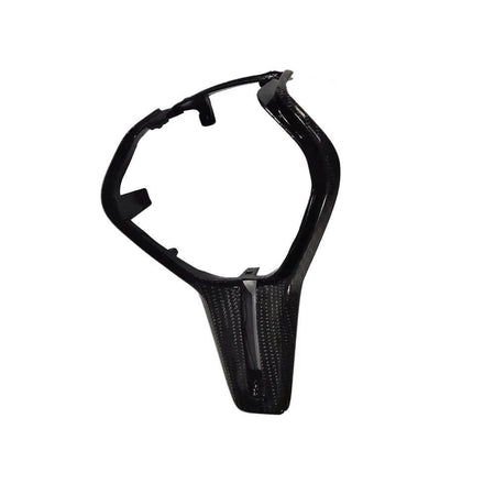 Nissan GTR Coupe 2-Door 2017-2019 Steering Wheel Covers Dry Carbon Fiber-Ahacarbon