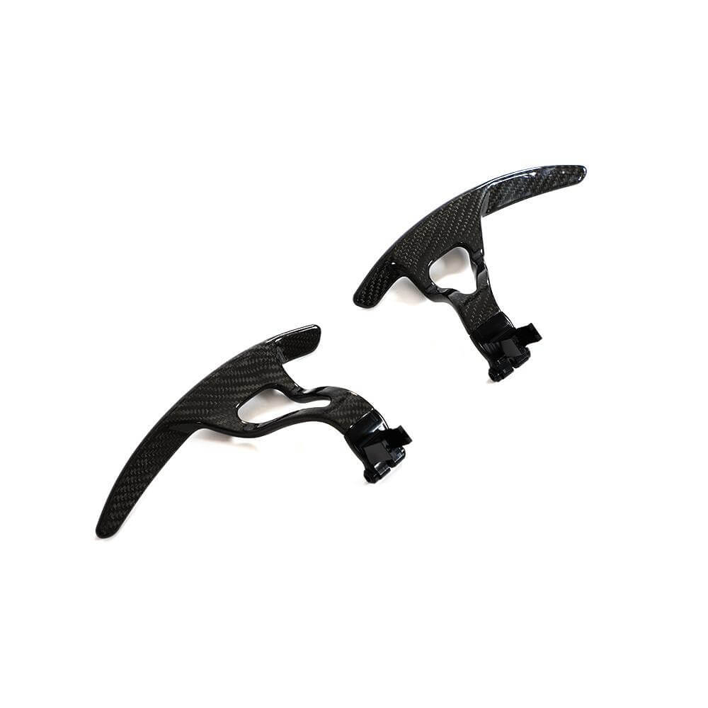 Nissan GTR GT-R Coupe 2-Door 2008-2016 Paddle Shifter Extensions Cover Trim Carbon Fiber-Ahacarbon