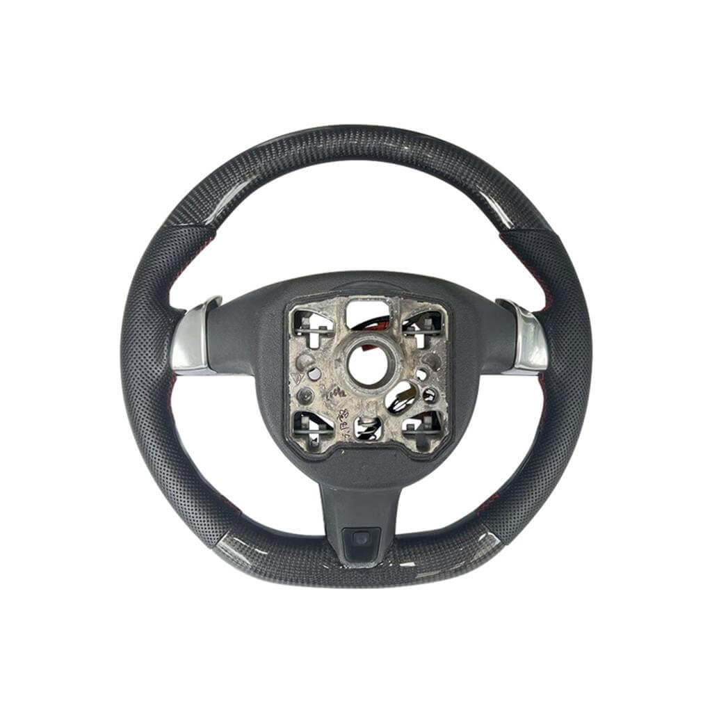 Porsche 911/718/991 2011-2014 Steering Wheel Covers Carbon Fiber-Ahacarbon
