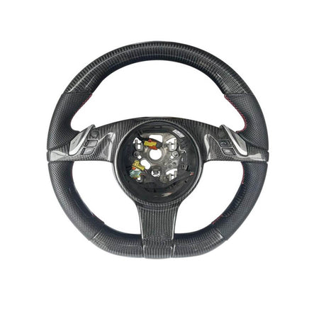 Porsche 911/718/991 2011-2014 Steering Wheel Covers Carbon Fiber-Ahacarbon