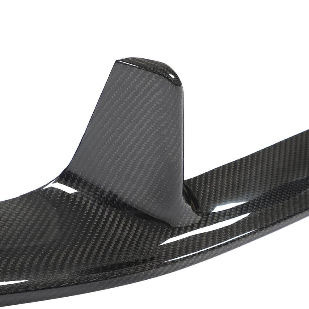 Porsche 911 992 Turbo S 2019-2023 Front Bumper Lip Dry Carbon Fiber-Ahacarbon