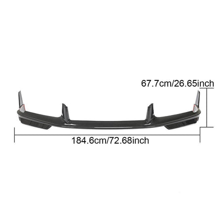 Porsche 911 992 Turbo S 2019-2023 Front Bumper Lip Dry Carbon Fiber-Ahacarbon