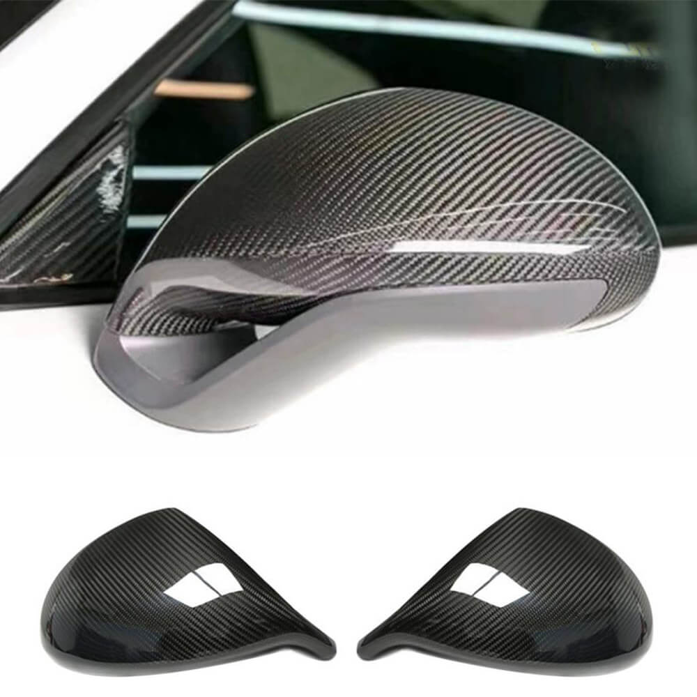 Porsche 991 911 GT2 GT3 Sport 2015-2018 Dry Carbon Fiber Add-on Mirror Covers (LHD)-Ahacarbon