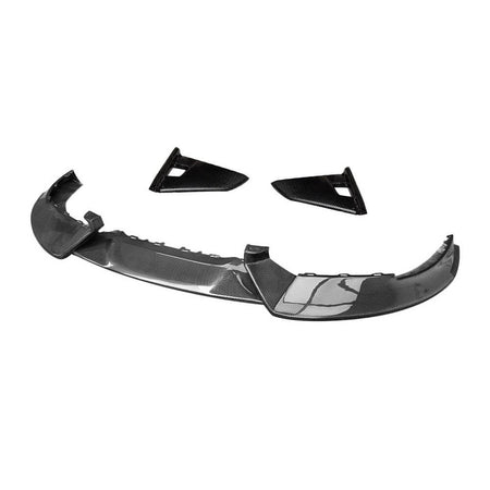 Porsche Taycan Turbo S 9J1 Sedan 2019-2024 Front Bumper Lip Carbon Fiber-Ahacarbon