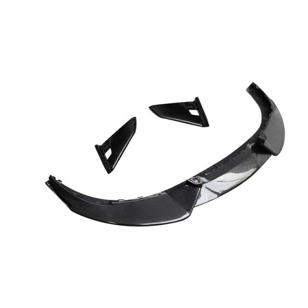 Porsche Taycan Turbo S 9J1 Sedan 2019-2024 Front Bumper Lip Carbon Fiber-Ahacarbon