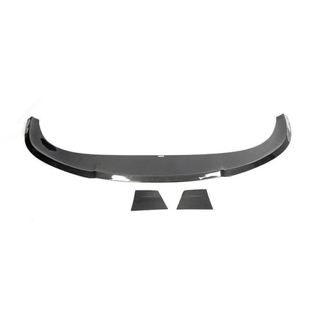 Porsche Taycan 9J1 Sedan 2019-2024 Front Bumper Lip Carbon Fiber-Ahacarbon