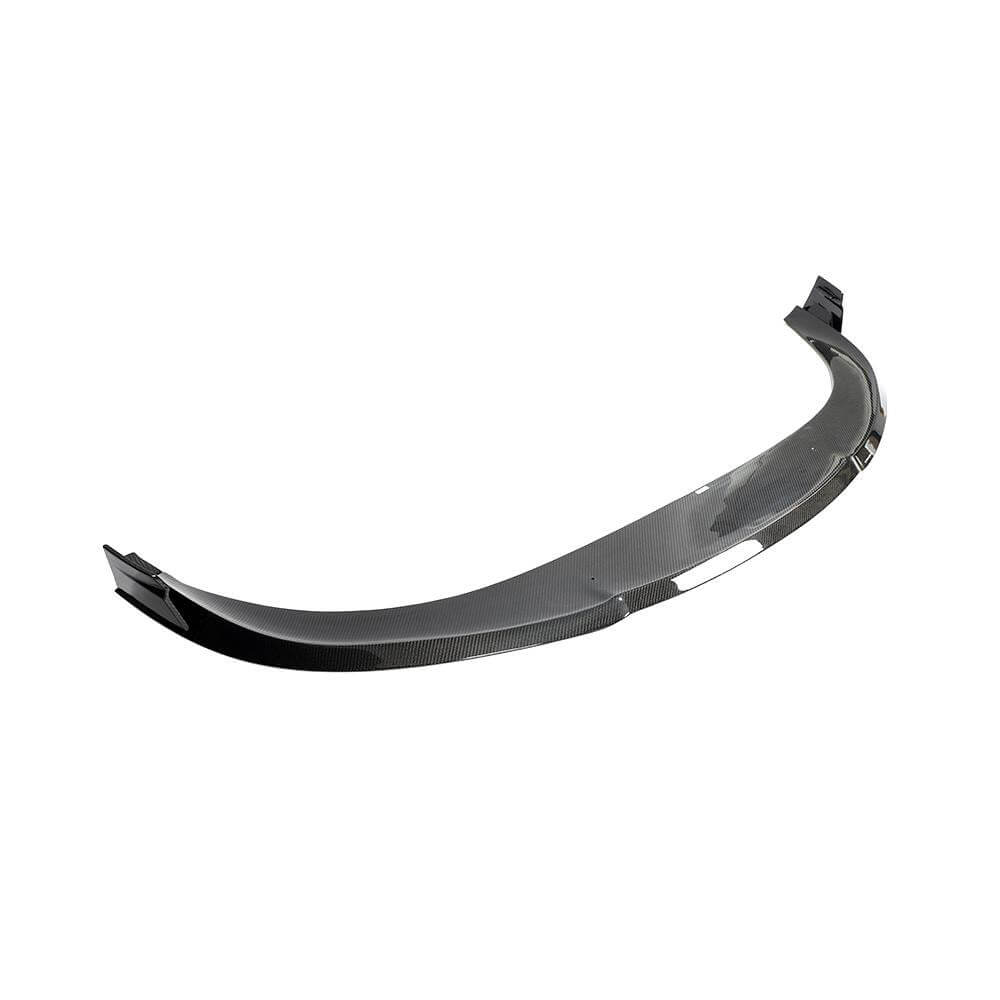 Porsche Taycan 9J1 Sedan 2019-2024 Front Bumper Lip Carbon Fiber-Ahacarbon