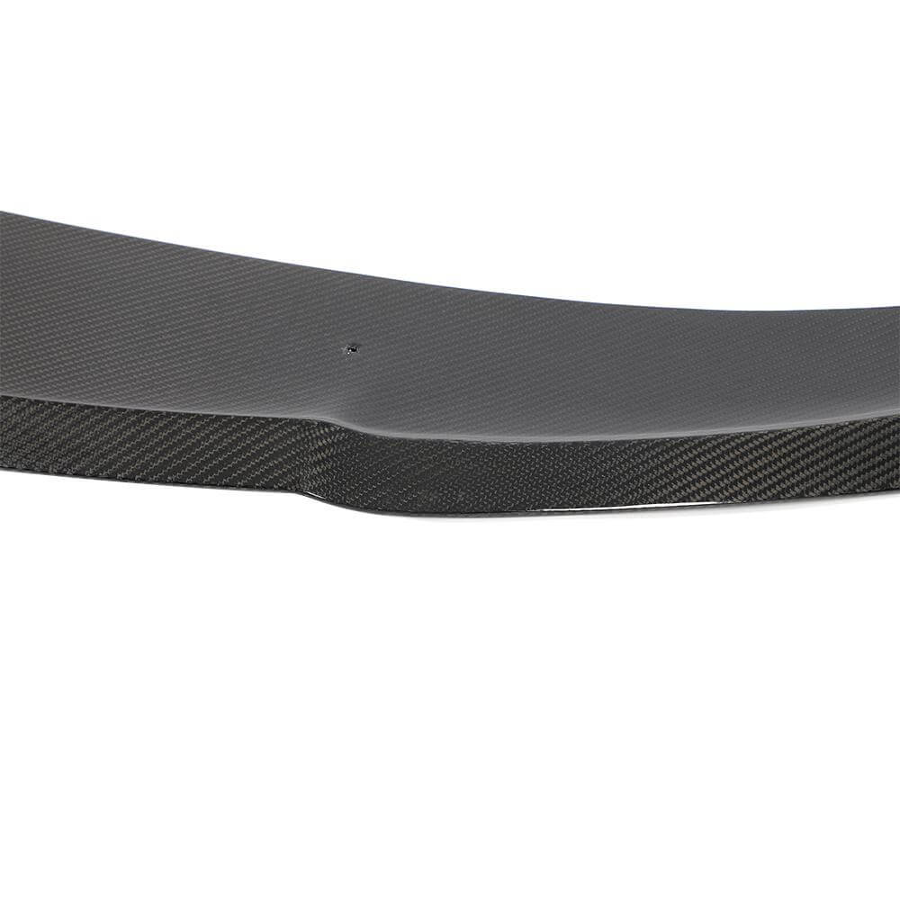 Porsche Taycan 9J1 Sedan 2019-2024 Front Bumper Lip Carbon Fiber-Ahacarbon