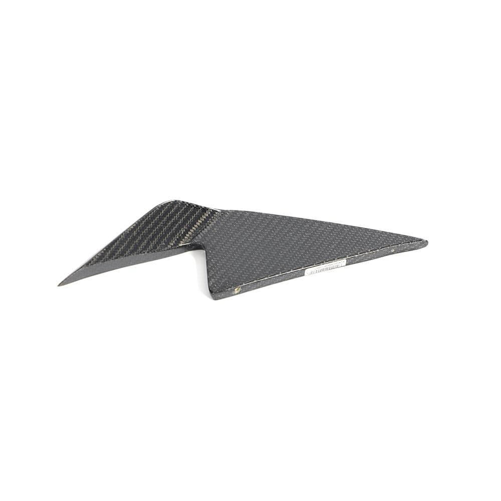 Porsche Taycan Base 4S Sedan 4-Door 2019-2024 Front Bumper Fins Real Carbon Fiber-Ahacarbon