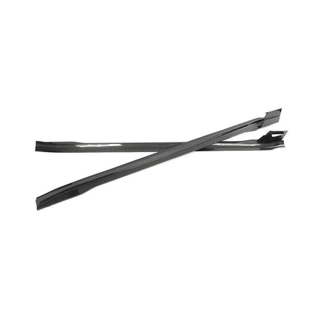 Porsche Taycan Base 4S Sedan 4-Door 2019-2024 Real Carbon Fiber Side Skirts-Ahacarbon