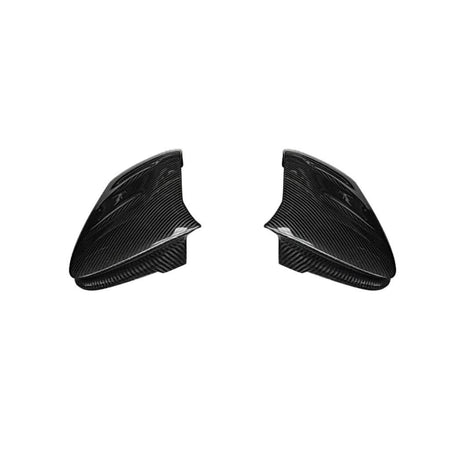 Porsche Taycan Turbo S 9J1 Sedan 2019-2024 Add-on Mirror Covers Dry Carbon Fiber-Ahacarbon