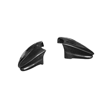Porsche Taycan Turbo S 9J1 Sedan 2019-2024 Add-on Mirror Covers Dry Carbon Fiber-Ahacarbon