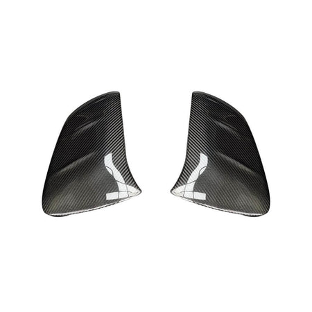 Porsche Taycan Turbo S 9J1 Sedan 2019-2024 Add-on Mirror Covers Dry Carbon Fiber-Ahacarbon