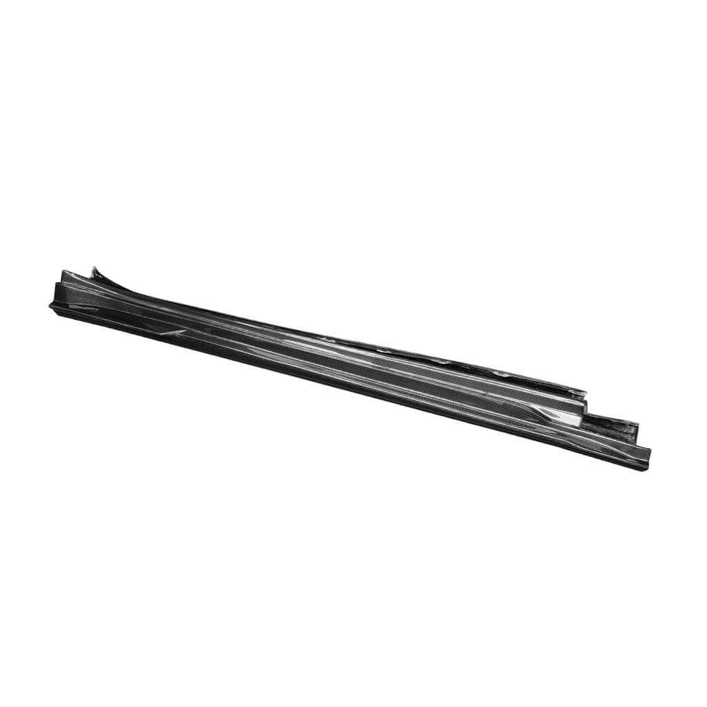 Porsche Taycan Turbo S 9J1 Sedan 2019-2024 Side Skirts Carbon Fiber-Ahacarbon