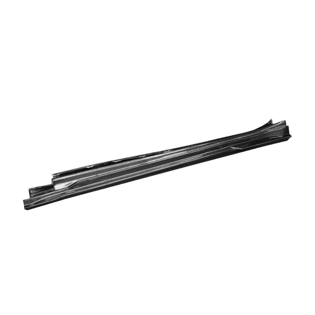 Porsche Taycan Turbo S 9J1 Sedan 2019-2024 Side Skirts Carbon Fiber-Ahacarbon