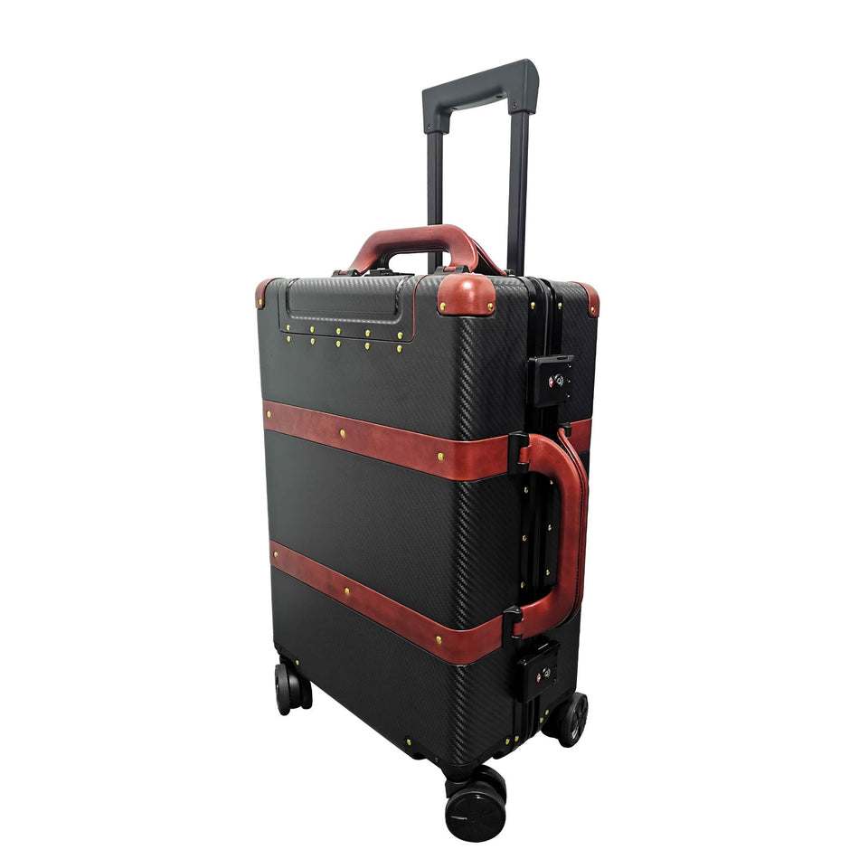 Universal Fit Luggage Suitcase Business Case Carry-On 20-Inch Real Carbon Fiber-Ahacarbon