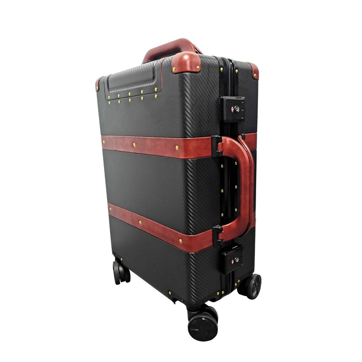 Universal Fit Luggage Suitcase Business Case Carry-On 20-Inch Real Carbon Fiber-Ahacarbon