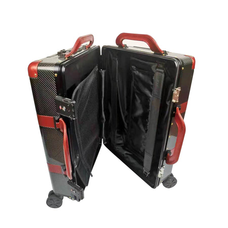Universal Fit Luggage Suitcase Business Case Carry-On 20-Inch Real Carbon Fiber-Ahacarbon