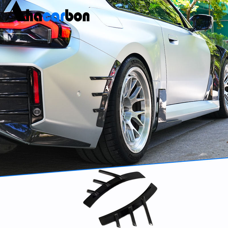 Rear Bumper Vents Carbon Fiber for BMW M2 G87 2023+-Ahacarbon