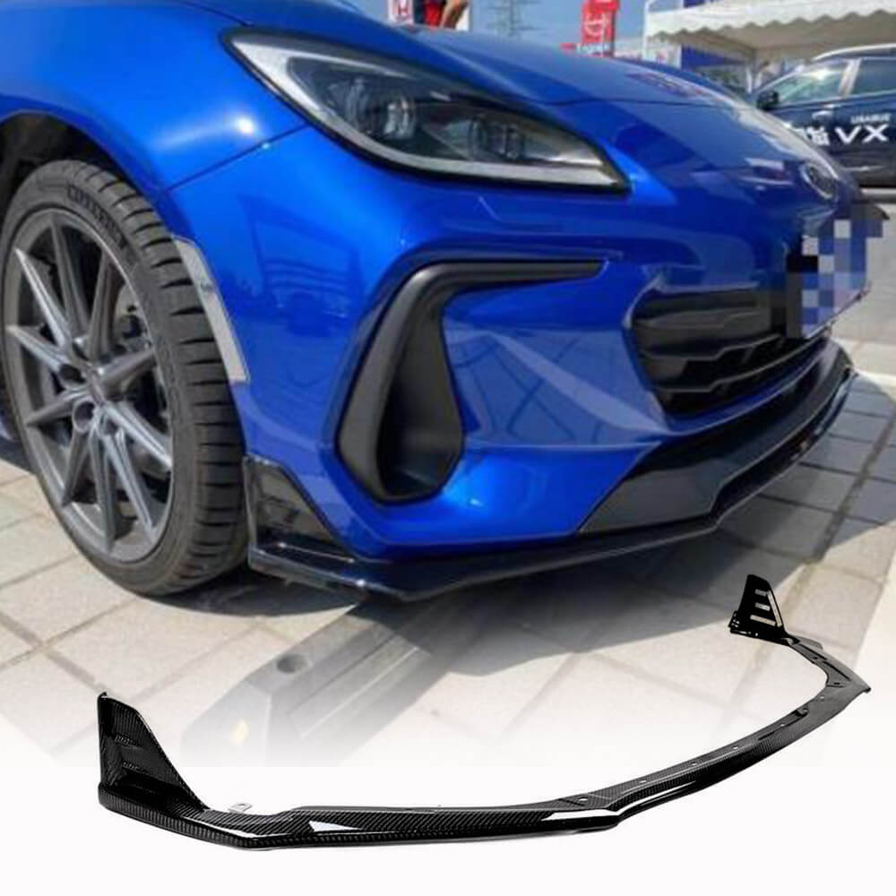 Subaru BRZ/STI Coupe 2022+ Front Bumper Lip Black PU-Ahacarbon
