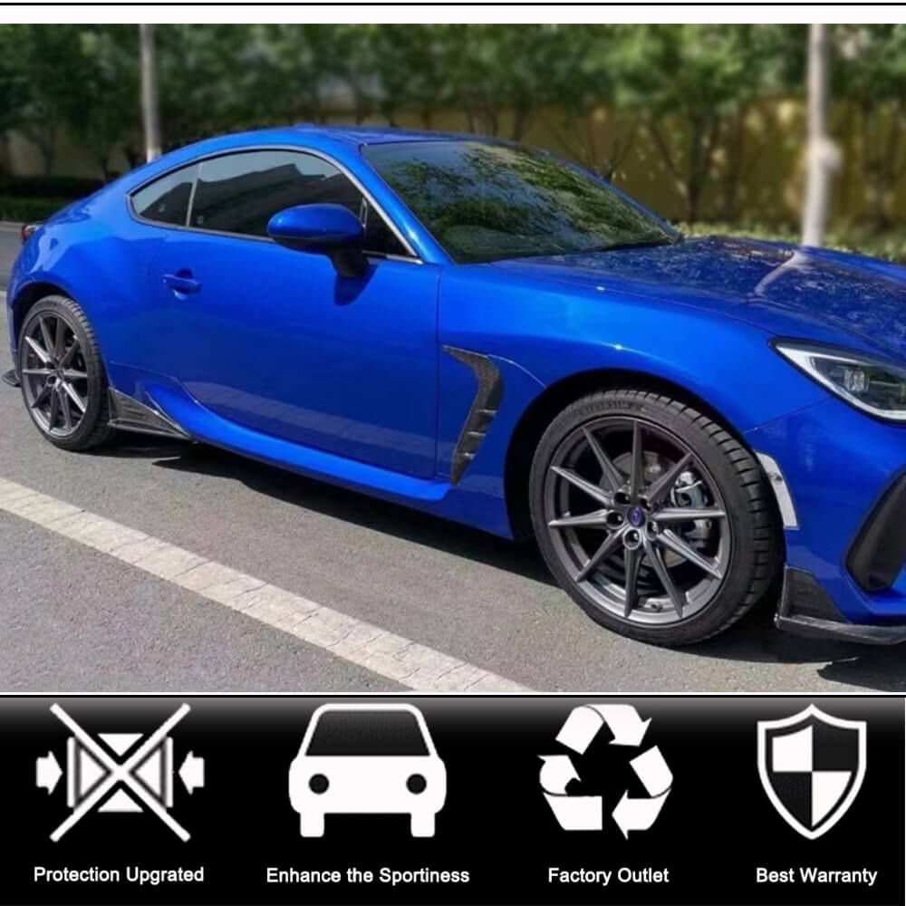 Subaru BRZ/STI Coupe 2022+ Side Skirts Splitters Black PU-Ahacarbon