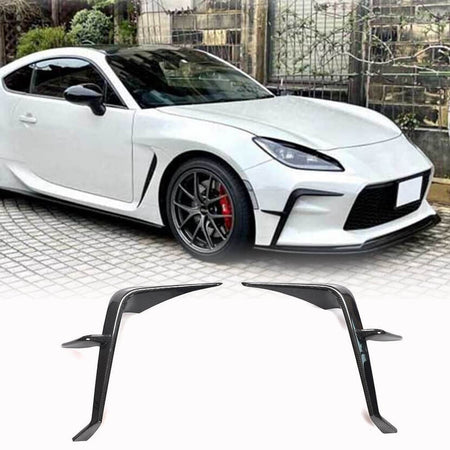 Subaru BRZ Toyota GR86 Coupe 2 Door 2022-2023 Front Bumper Splitters Carbon Fiber-Ahacarbon