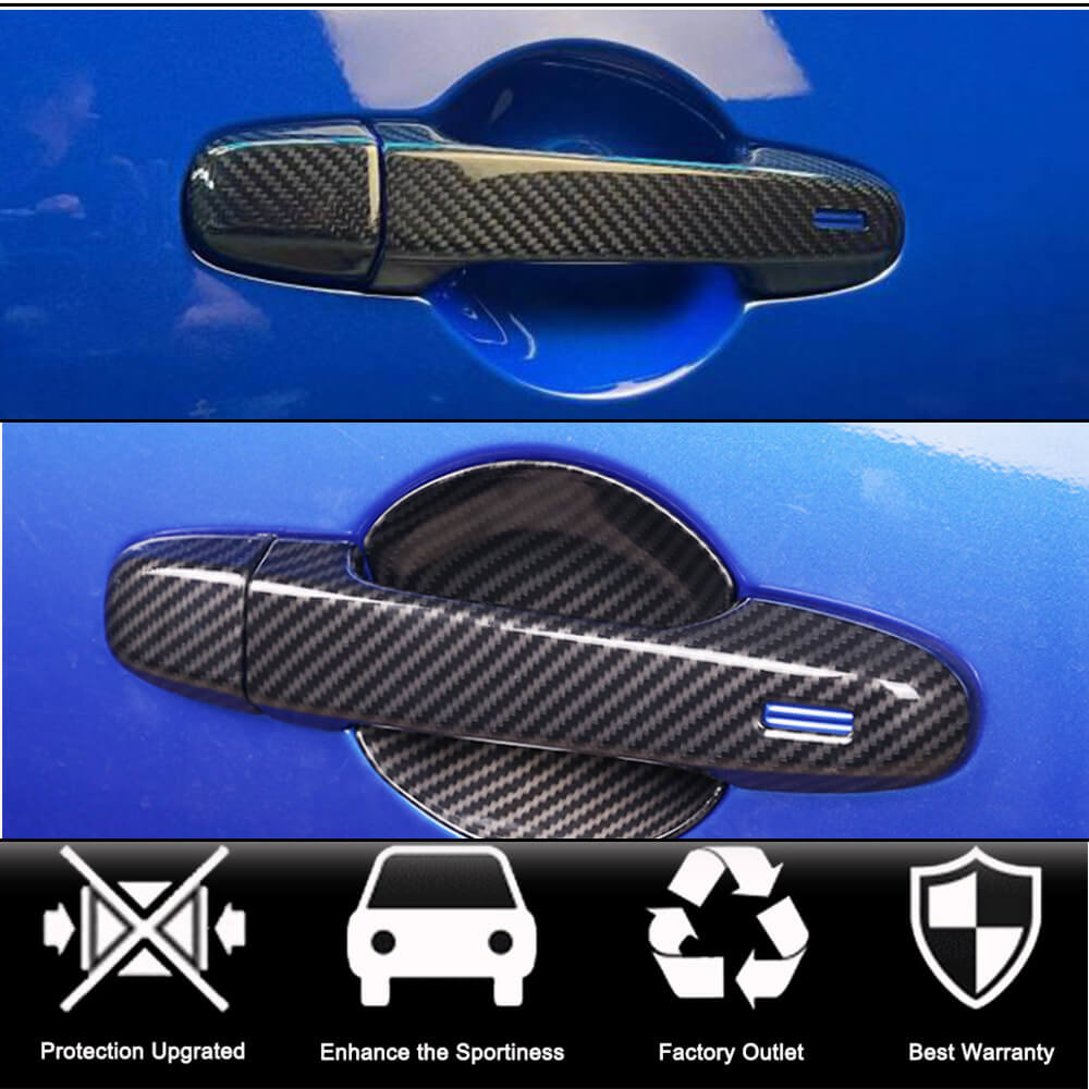Subaru BRZ Toyota GT86 2-Door 2022UP Door Handle Cover Carbon Fiber-Ahacarbon